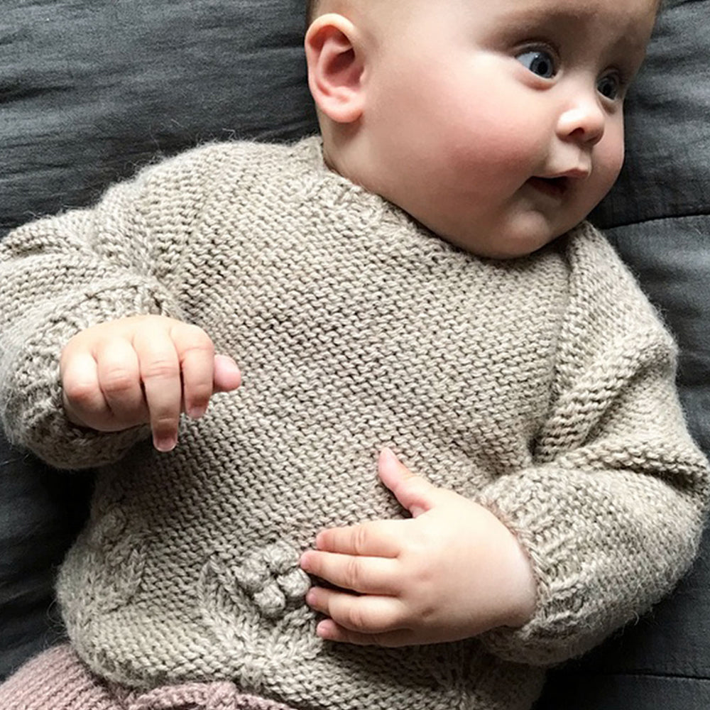 Chandail pour bébé, en laine d'alpaga